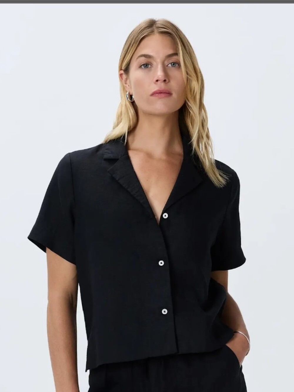 Quince 100% European Linen Short Sleeve Shirt